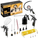 Zestaw narzędzi pneumatycznych 18 elementów do kompresora sprężarki Humberbg HM-256