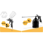 Zestaw narzędzi pneumatycznych 8 elementów do kompresora sprężarki Humberbg HM-256