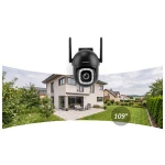 Zewnętrzna kamera WiFi obrotowa IP obrotowa 5MP Berdsen BD-943
