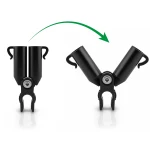 Złączki do tyczek 11mm typu A do pomidorów roślin Plonos PL-941 czarne 4szt 