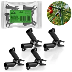 Złączki do tyczek 11mm typu A do pomidorów roślin Plonos PL-941 czarne 4szt 