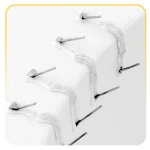 Zszywki do spawarki do plastiku 100 szt typ D Humberg